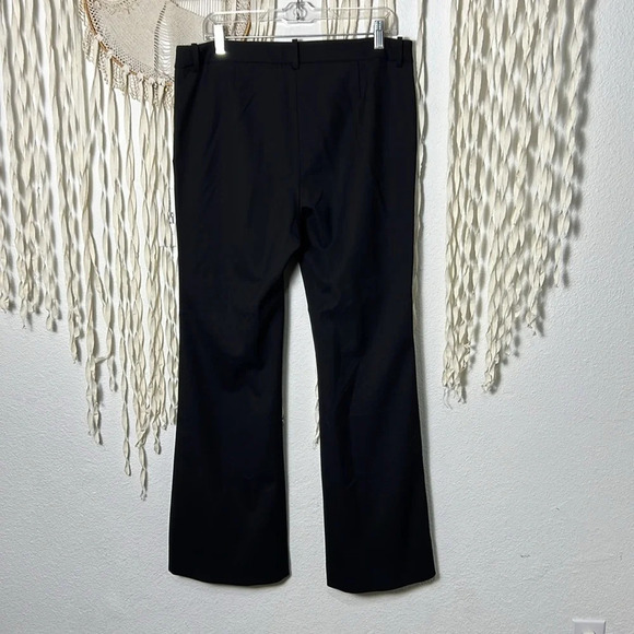 TWP Friday Night Black Wool Twill Tux Stripe Pant Size 12 - Picture 6 of 14